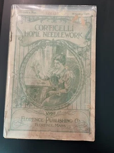 Antique Corticelli Home Needlework January 1899 Vol 1, No 1 - Picture 1 of 9