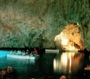 Postal de colección Amalfi Italia Valle de los Dioses Marinos Cueva de la Esmeralda - Imagen 1 de 6
