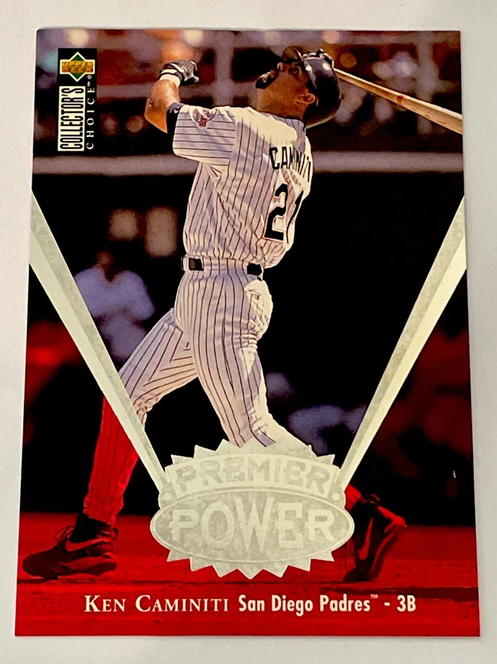 1997 Collector's Choice Premier Power Ken Caminiti #PP14 San Diego Padres HOF NM - Image 1 of 3