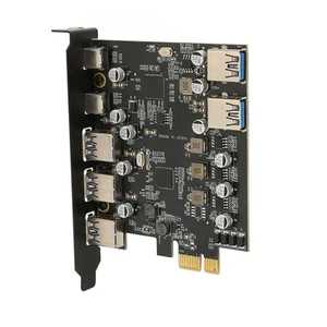 PCI E To Type C TypeA USB 3.0 Expansion Card Easy Install For Xp For OS X Linux - Afbeelding 1 van 12