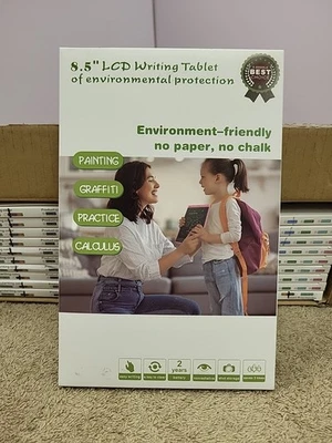 LCD Schreibtablett mit Stylus, 8,5 Zoll Blau Einfarbig Posten Verkauf von 20!  - Bild 1 von 4