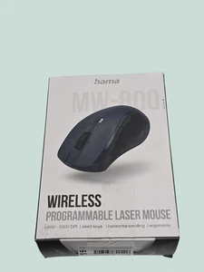 🖱️ Hama MW-800 Wireless Programmable Laser Mouse - Ratón Ergonómico Inalámbrico - Imagen 1 de 2