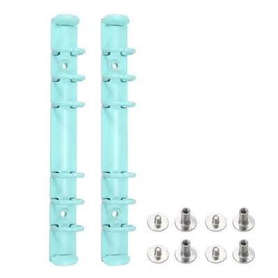 A6 Ring Binder Mechanisms, 2 Set 6-Hole Replacement Binder Planner, Blue - Image 1 of 4