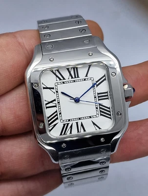 Seikmod Santos NH35 Automatic | Roman Dial | Sapphire | 316L Steel - Image 1 of 3