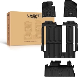 LASFIT Floor Mats&Trunk Mat for Toyota Sienna 8 Seats 2021-2024 2025 LE/SE/XLE - Picture 1 of 8