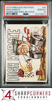 1973 FABULOUS ODD RODS-ODDER ODD RODS RE-ISSUE #50 HIGH KARATE POP 4 PSA 10 - Image 1 of 3