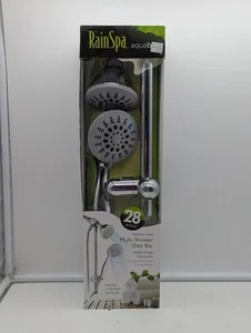 Rain Spa Aquabar 18" Adjustable 28 Settings Multi Shower Slide Bar Brand New - Picture 1 of 18