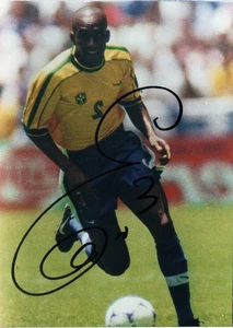 BRAZIL & BORUSSIA DORTMUND: EVANILSON SIGNED 3.5x4.5 ACTION PHOTO+COA - Picture 1 of 1