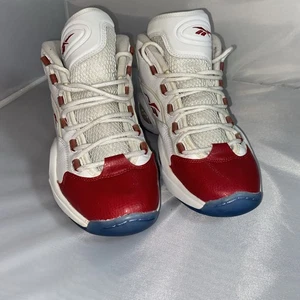 Reebok Question Mid Pearlized Red SZ 10 IVERSON VINTAGE retro 79757 QS - Picture 1 of 6