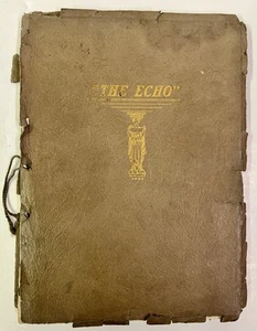 VINTAGE 1924 ARCANUM OHIO ECHO YEARBOOK BOOKLET w/PHOTOS ADVERTISEMENTS FOOTBALL - Picture 1 of 16