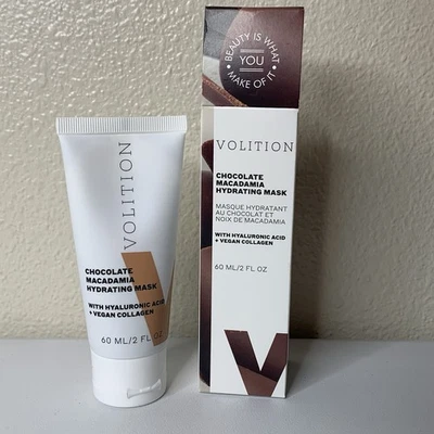 Volition Chocolate Macadamia Hydrating Mask 2oz/60ml Sealed $48 New - Image 1 of 4