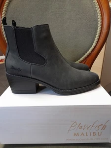 Blowfish Malibu Rosebud 2, schwarze hochwertige Damen-Stiefeletten mit Reißverschluss Größe 5 neu - Bild 1 von 7