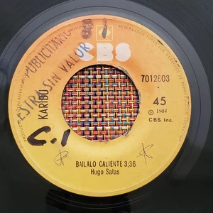 KARIBU - Bailalo Caliente / Costa Rican Latin 45 on CBS (163) - Picture 1 of 2
