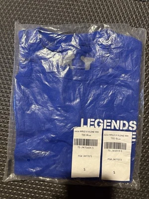 Camiseta Juice Wrld X Vlone 999 Azul Talla Pequeña Nueva Auténtica Foto 1 de 2