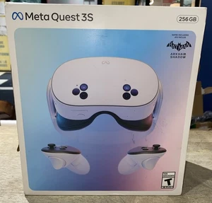 Meta Quest 3S VR 256GB w/Batman Arkham Shadow Game - Picture 1 of 8
