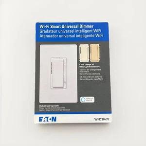 Eaton WFD30-C2 WLAN Smart Universal Dimmer Weiß Licht Alm Elfenbein WFD30-C2-SP-L - Bild 1 von 4