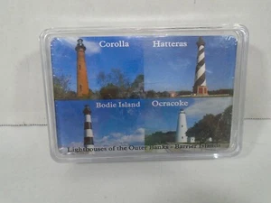 LIGHTHOUSES OF THE OUTER BANKS / BARRIER ISLANDS--PLAYING CARDS (NEW) - Picture 1 of 4