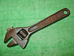 VINTAGE B&C -- 8 ZOLL VERSTELLBARER HALBMONDSCHLÜSSEL HERGESTELLT IN USA - Bild 1 von 7