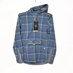 Club Ride Pop Over Bike Hoody Women's Small Pullover Long Sleeve Deep Blue - Picture 1 of 2