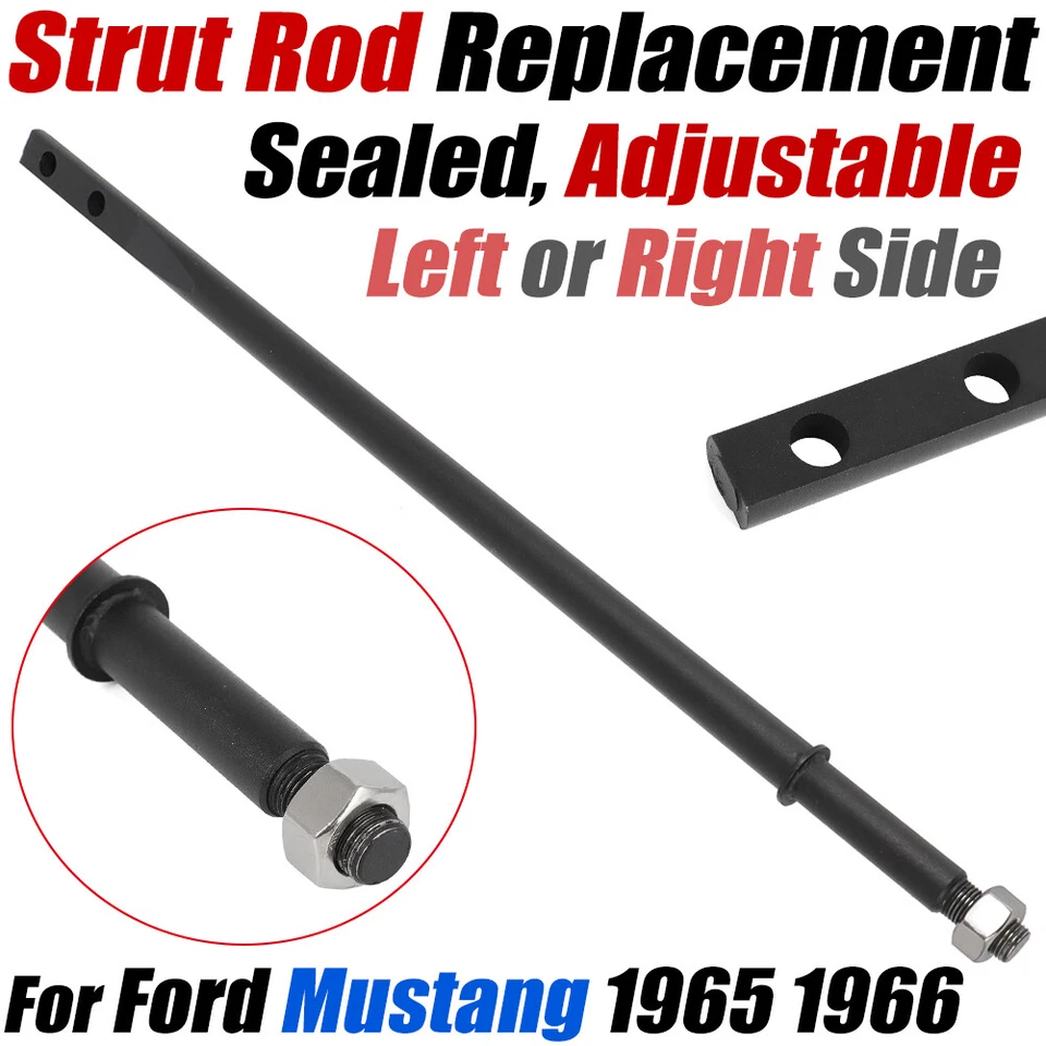 For 1965-1966 Ford Mustang Strut Rod Adjustable Replacement Arm Bar Left / Right - Image 1 of 4