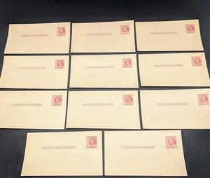 1951 US Postal Reply Card Benjamin Franklin 2 Cent Post Card Lot Unused - Picture 1 of 3