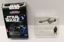 Jazwares Star Wars Micro Galaxy Squadron Din Djarin Mandalorian & Speeder Bike