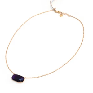 New MARCO BICEGO Murano 18K Gold Amethyst Pendant 18" Necklace - Picture 1 of 11