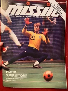 1985 MISL Missile Magazine Chicago Sting Vs Baltimore Blast 2/8/85 - Bild 1 von 3