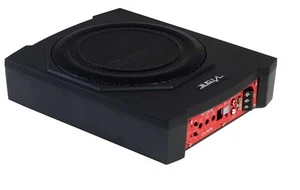 VIBE 10 INCH UNDERSEAT SUBWOOFER WITH BUILT IN AMP SLICK BASS SLIM 540 WATTS - Picture 1 of 5