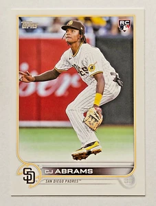 Tarjeta de novato 2022 Topps Update Series CJ Abrams RC #US34 San Diego Padres ⚾️ - Imagen 1 de 2