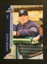 2015 Choice, Lakewood BlueClaws, Pitching Coach - AARON FULTZ