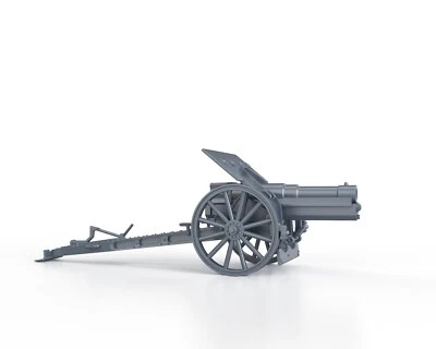WARGAMEZONE WWII GERMAN - SKODA M14/39 15 cm schwere Feldhaubitze - 1/56 1/72 1/87 1/100 3D
