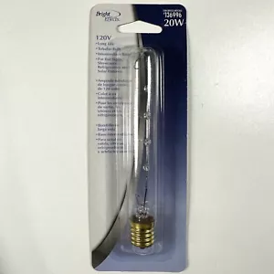 Bright Effects Tubular Clear 20W 120V Intermediate Base Appliance Bulb Long Life - Picture 1 of 3