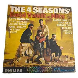 The 4 Seasons Gold Vault of Hits Vinyl LP Philips PHM 200-196 mono 1965 a - Imagen 1 de 4