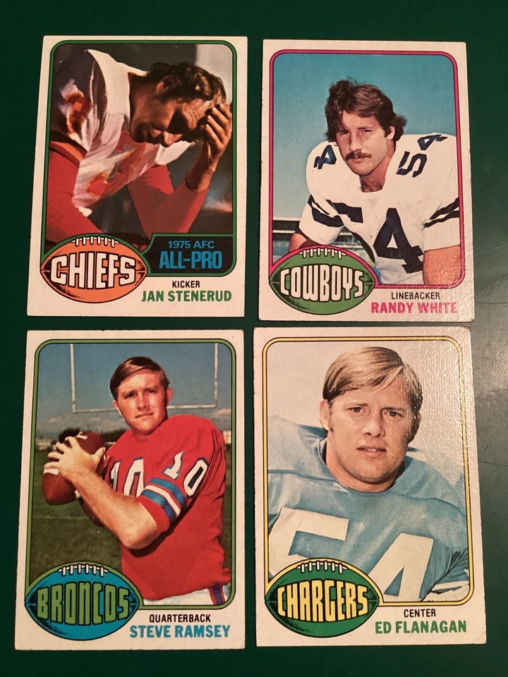 1976 Topps Football Singles U Pick All Pictured Combine Ship Discount 1-160 - Image 1 of 1