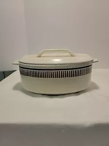 Lenox Temper-Ware Piatto Casseruola a Percussione 2,5 Qt con Coperchio in Gres - Foto 1 di 7