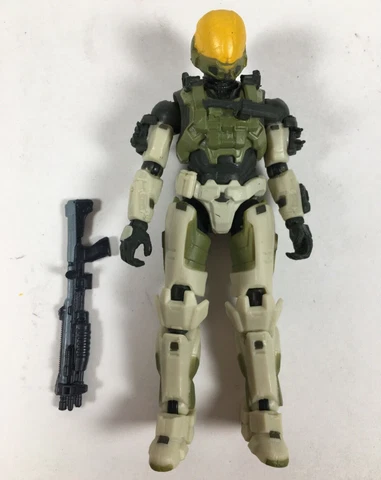 SPARTAN EVA FIGURE (NO MANTIS MECH) - WORLD OF HALO JAZWARES 1:18 NEW ACID RAIN Cover