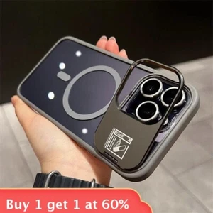 Shockproof Magnetic Cell Phone Cover For iPhone16 15 14 Plus 13 12 11 Pro w/lens - Picture 1 of 15