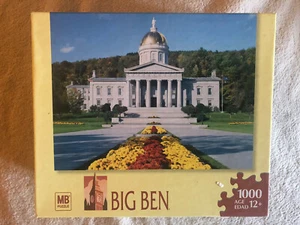 Big Ben 1000 Pc Jigsaw Puzzle Destination VERMONT STATE HOUSE MONTPELIER VT - Picture 1 of 4