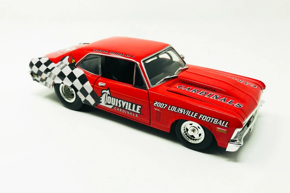 Louisville Cardinals 1970 Nova SS Diecast Limited Edition of 500 Football Series - Image 1 of 4