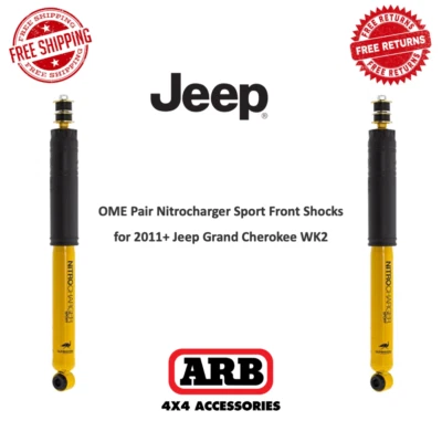 Par de amortiguadores delanteros deportivos ARB OME Nitrocharger para Jeep Grand Cherokee WK2 2011+ Foto 1 de 4