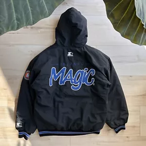 VINTAGE 90ER ORLANDO MAGIC X STARTERJACKE SHAQ PENNY NBA SUPREME SELTEN SCHWARZ S - Bild 1 von 15