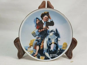 Norman Rockwell IMM Japan Porcelain Collector Plate "Schools Out" 1985 BGB78-b - Picture 1 of 4