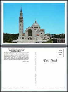 WASHINGTON DC Postkarte - Nationalheiligtum der Unbefleckten Empfängnis DP - Bild 1 von 1