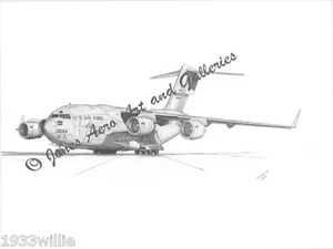 C-17A "City of St Louis" Giclee & Iris Open End Edition Print by Willie Jones Jr - Picture 1 of 2