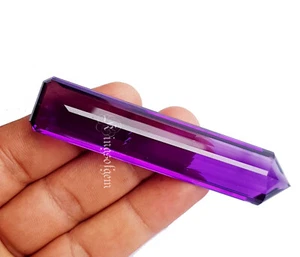 134 Ct Topnotch Purple Color Heated Amethyst Loose Gemstone, Brazil - Picture 1 of 6
