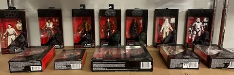 Starwars The Black Series Action Figures Lot Cover