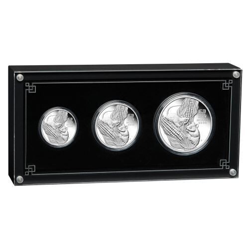 Silver Lunar Set In Australian Commemorative Coins for sale