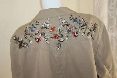 Chaqueta Blazer Ralph Lauren 2x Run 1x Caqui Algodón Sarga Bordada Folk Lux Foto 1 de 4