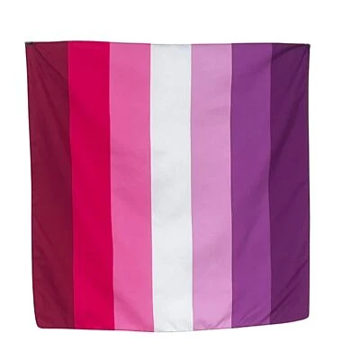 Bandana de mezcla de algodón Lesbian Pride Foto 1 de 4